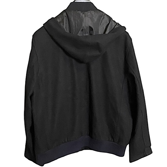 American Rag CIE Mens XL Hooded Wool Blend Coat Jacket Bomber Style Military - Picture 12 of 12